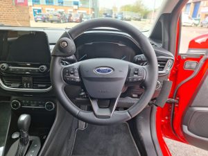 PB Demo Car Fiesta Hand Controls and Quick Release Steering Ball