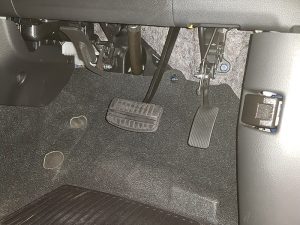 left foot Car accelerator pedal